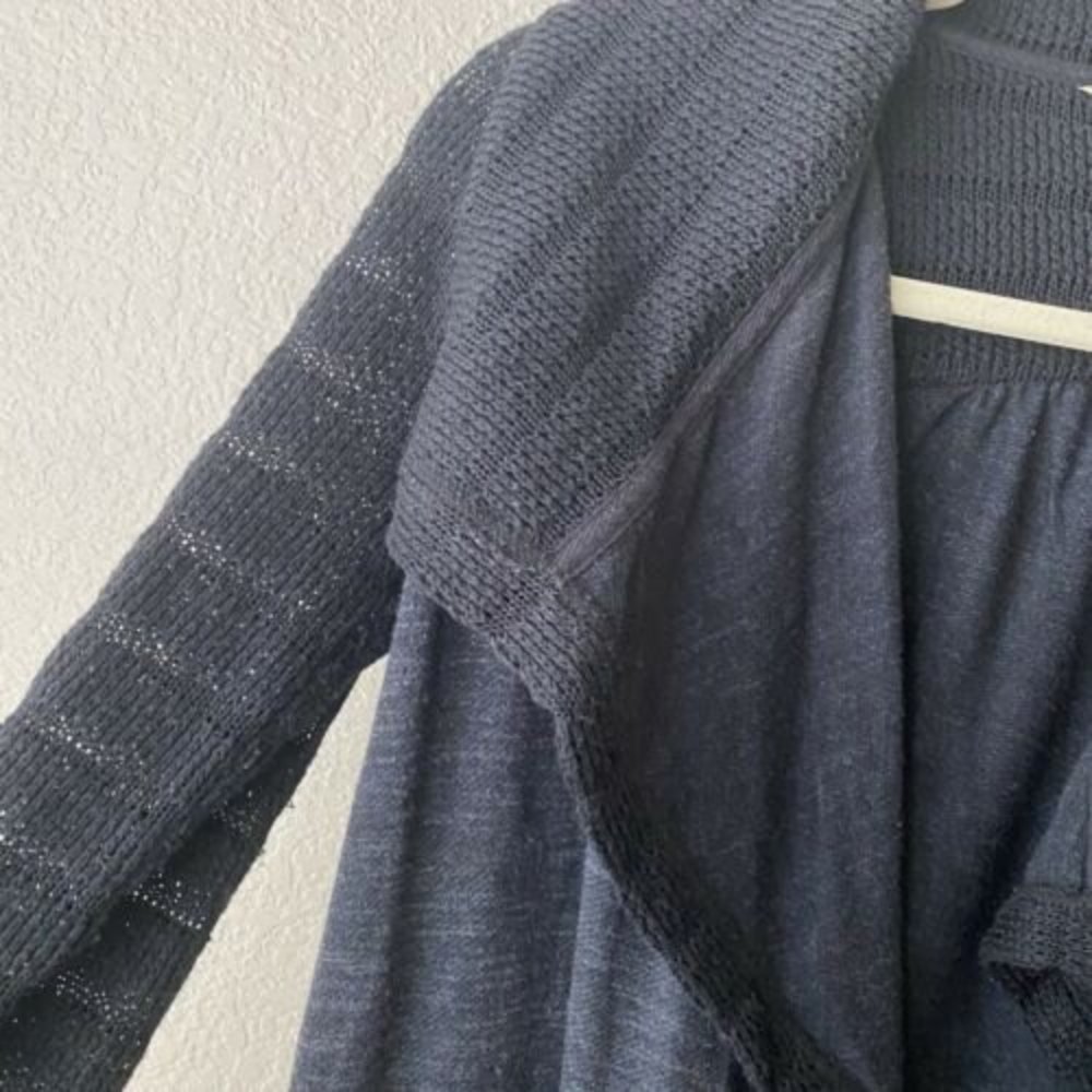 Lucky Brand Womens Waterfall Open Front Cardigan size S G4 - Picture 3 of 6
